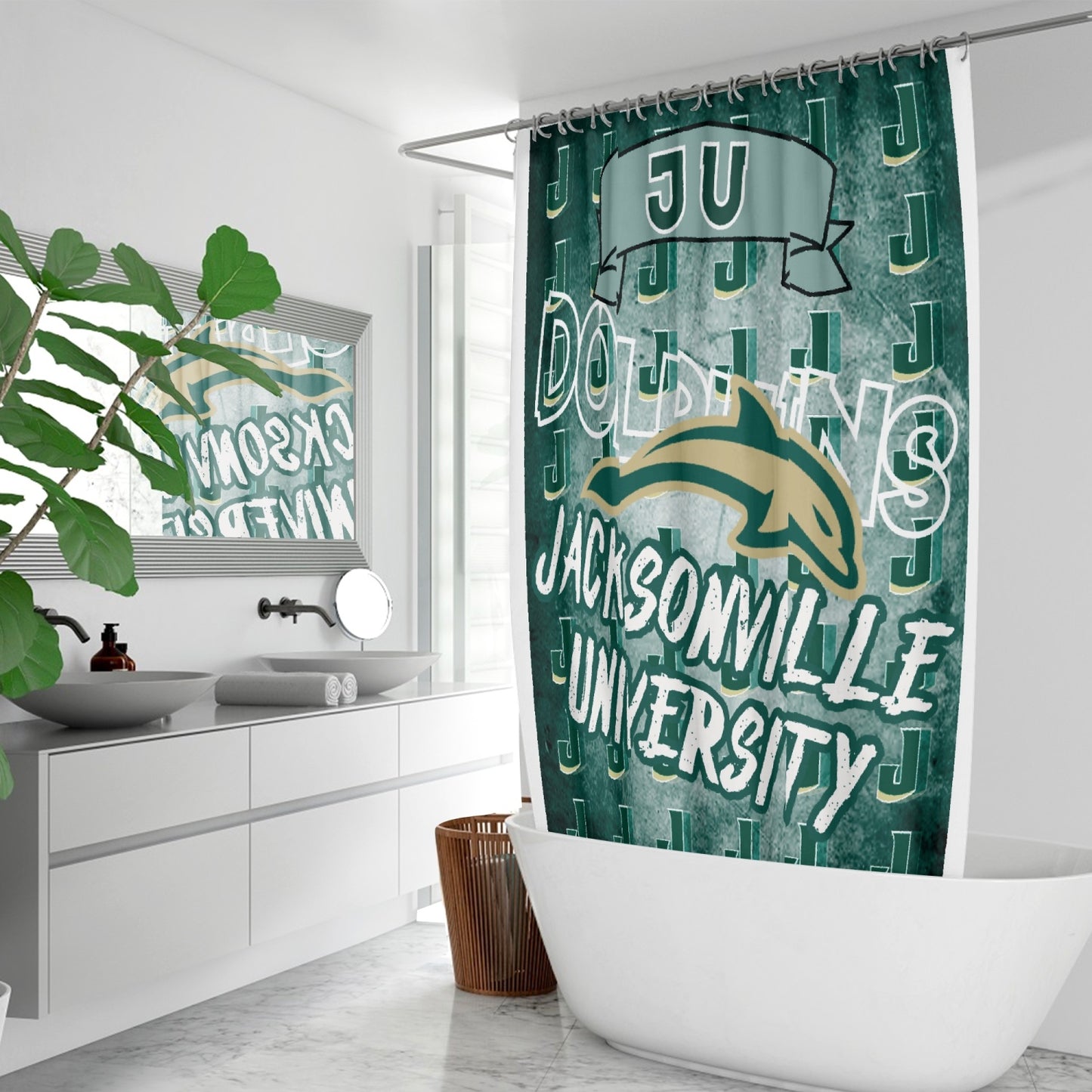 Jacksonville University Shower Curtain