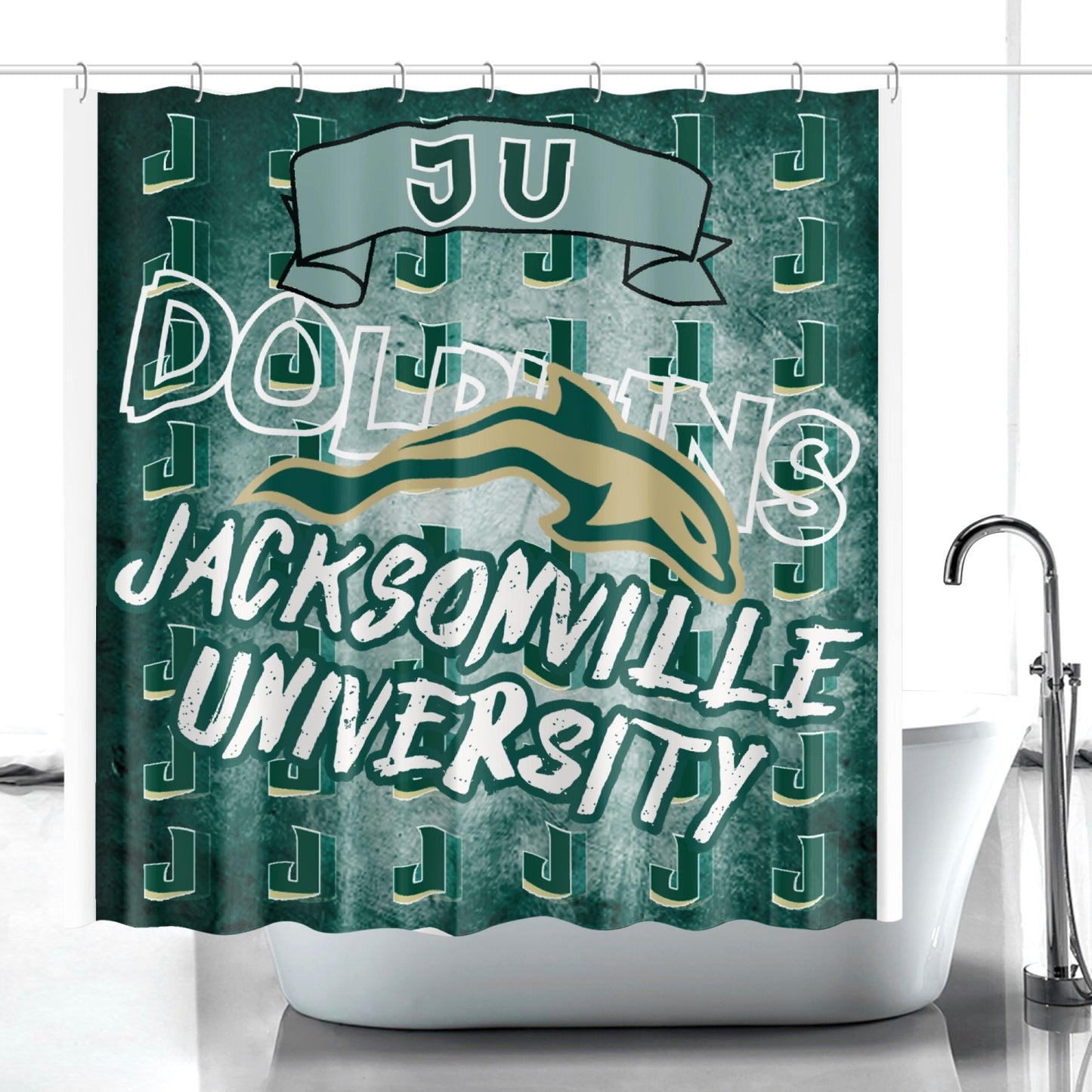 Jacksonville University Shower Curtain